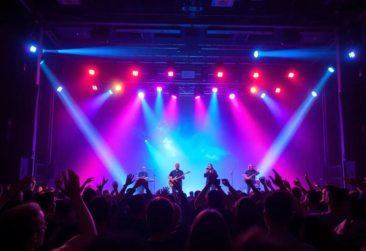 Thee Sacred Souls performing live at a concert