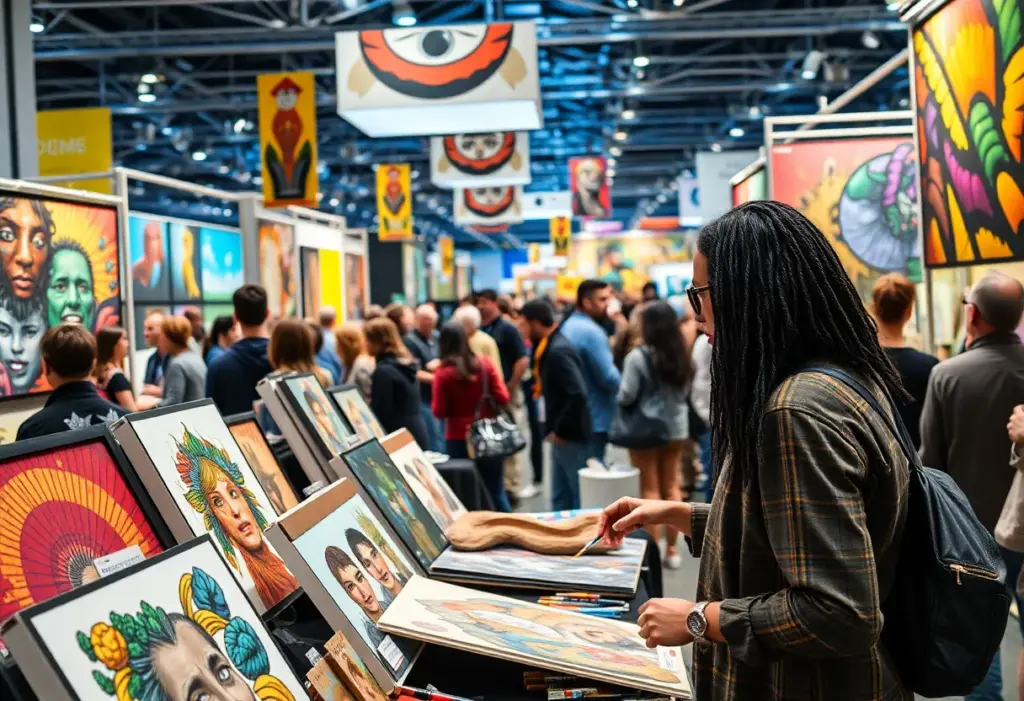 Local artist showcasing artwork at TwitchCon