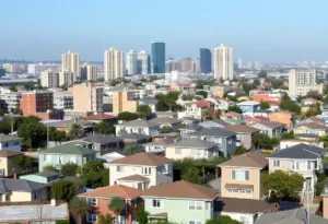 View of downtown San Diego showcasing various housing types