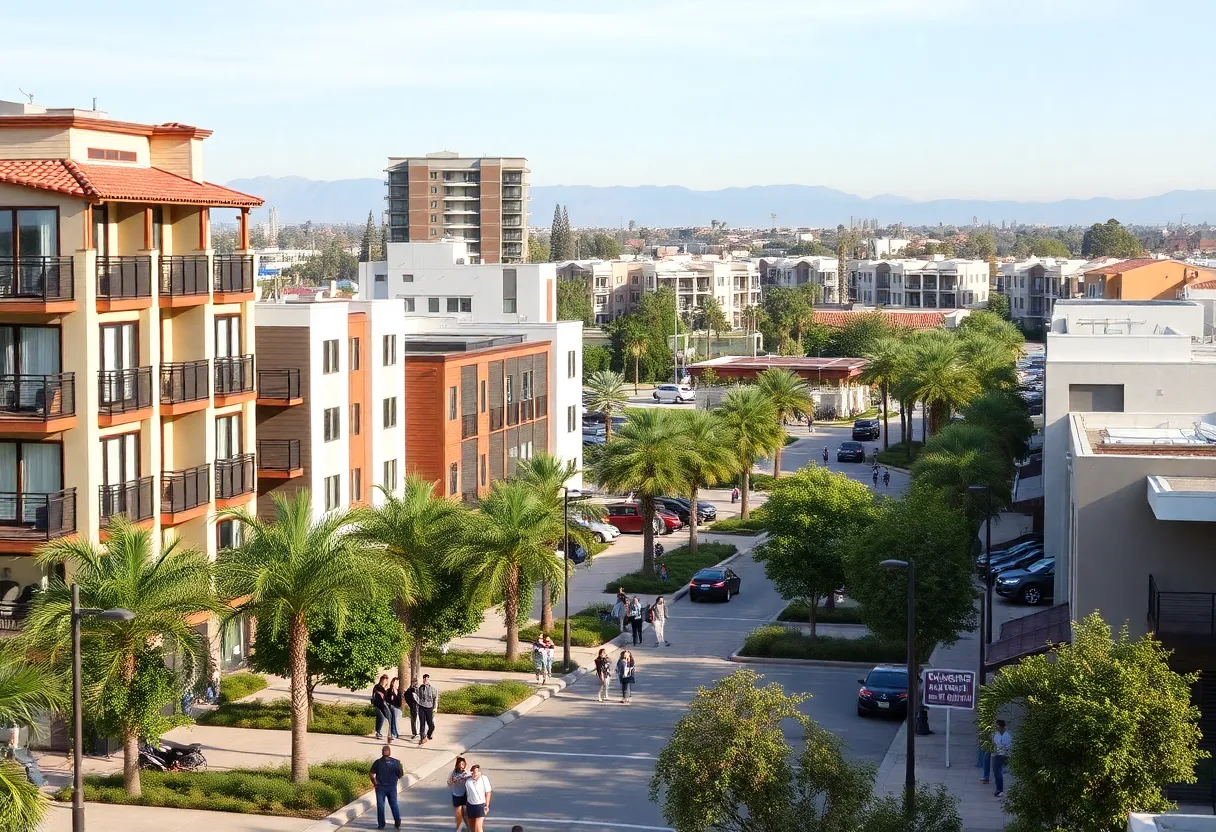 New housing developments in San Diego's College Area near SDSU.