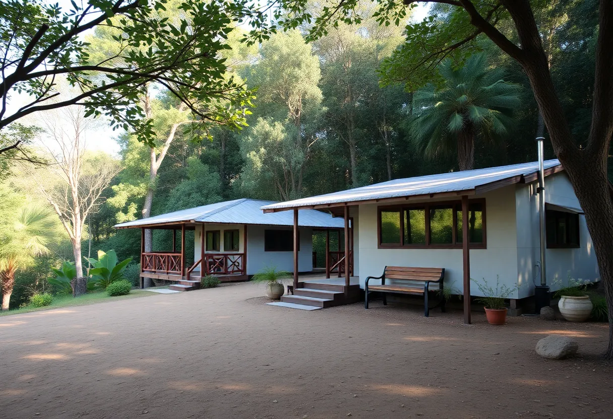 A scenic view of La Cima Conservation Camp in Julian, California
