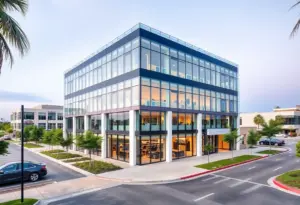 Modern life science headquarters in Carlsbad, California