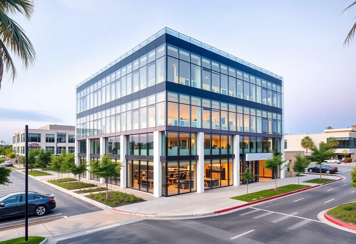 Modern life science headquarters in Carlsbad, California
