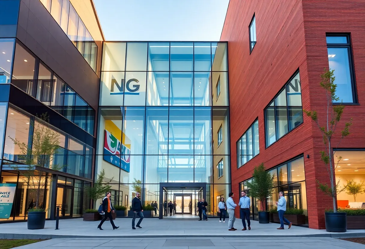 Exterior view of Netradyne's new technology hub in Nashville