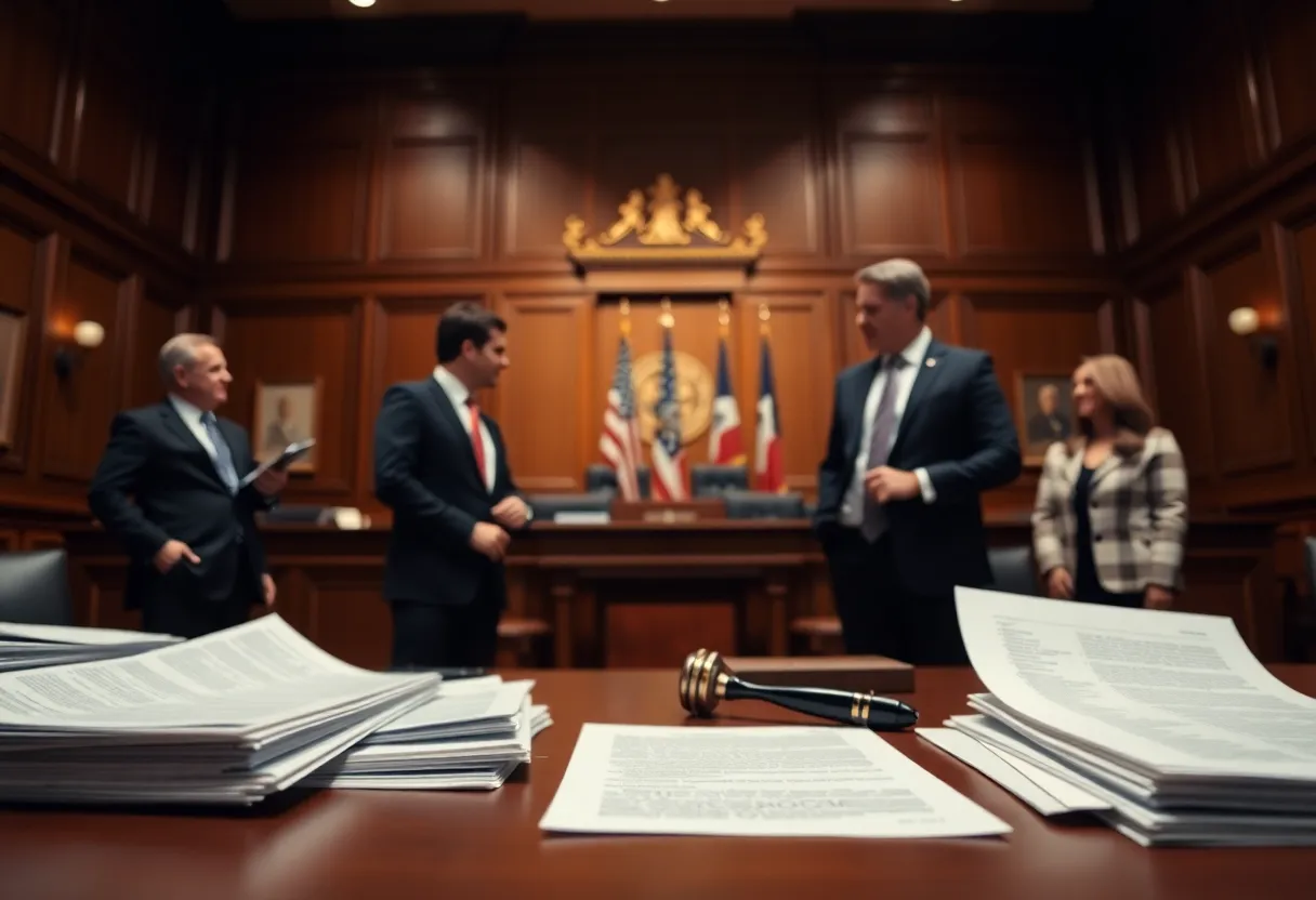 Legal team preparing for class action lawsuit