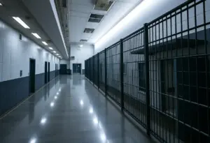 Exterior view of San Diego Central Jail