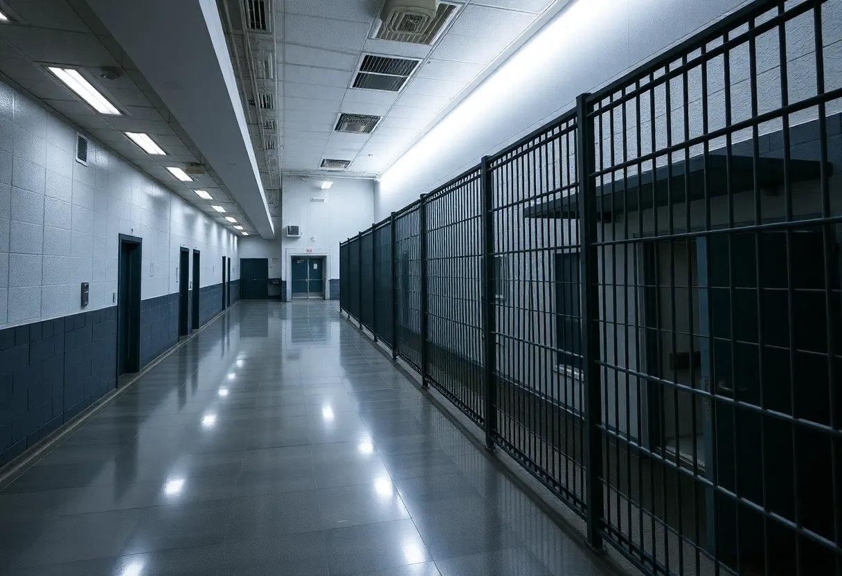 Exterior view of San Diego Central Jail