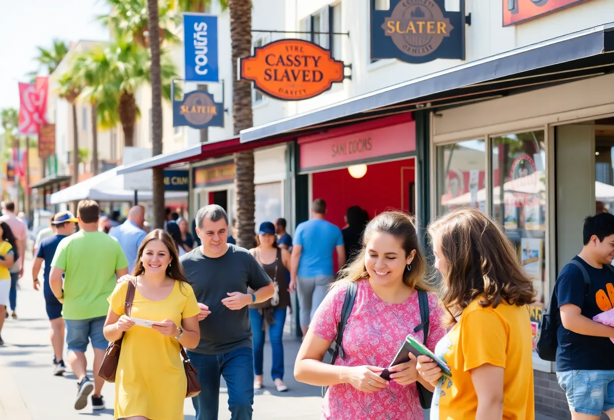People enjoying community activities in San Diego