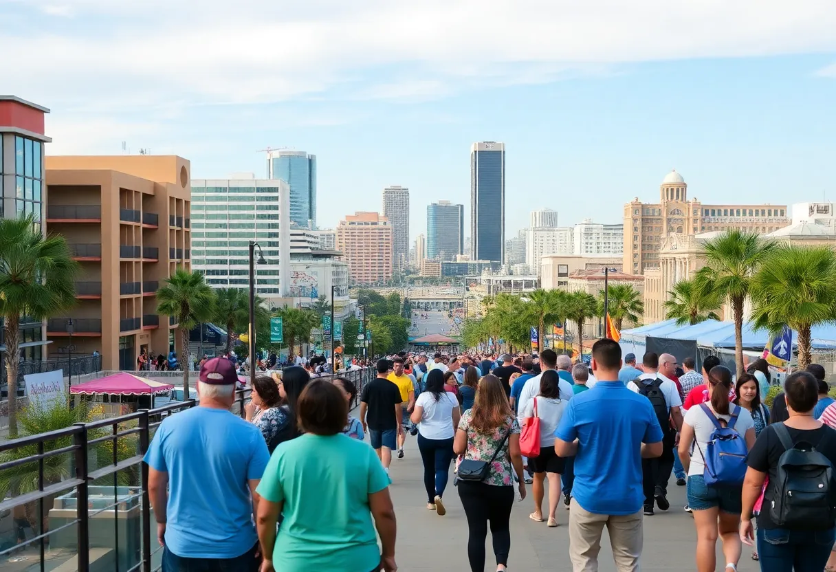 A lively gathering in San Diego showcasing community resilience and local events.