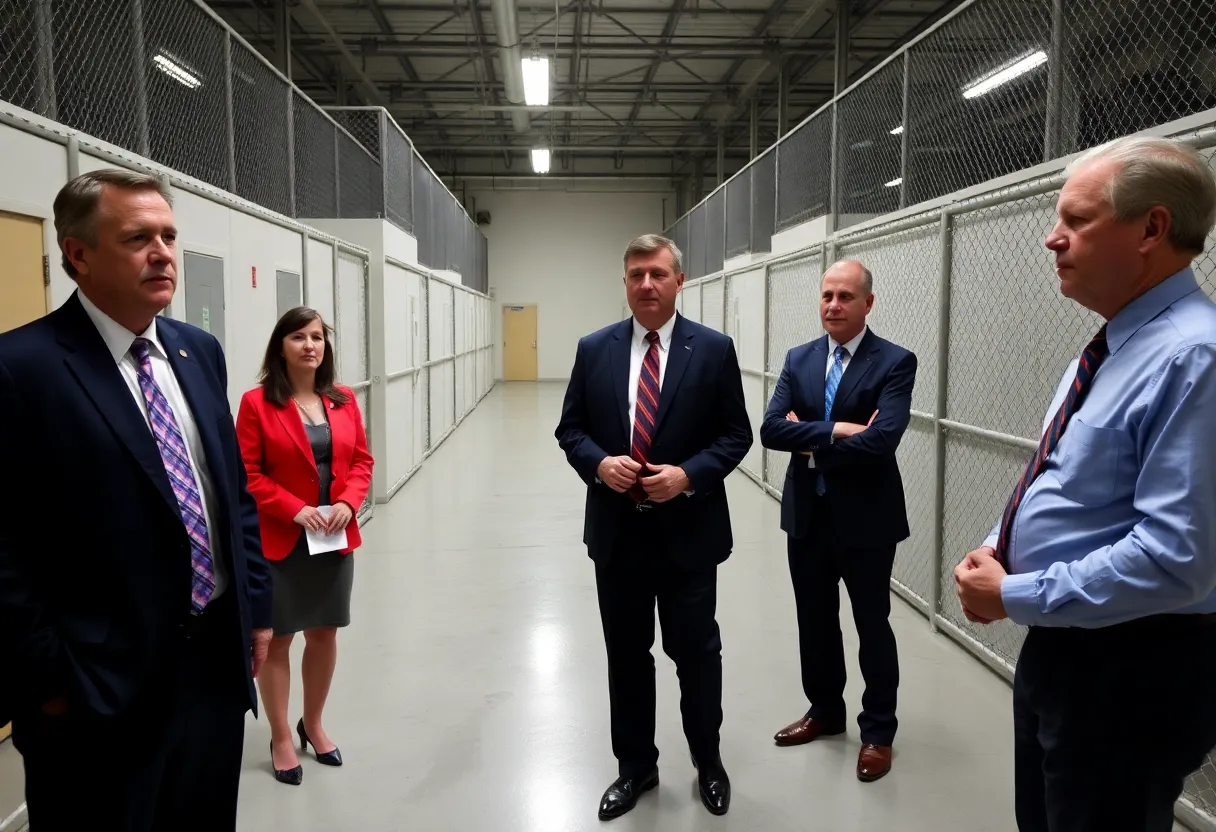 San Diego congressional delegation touring ICE facility