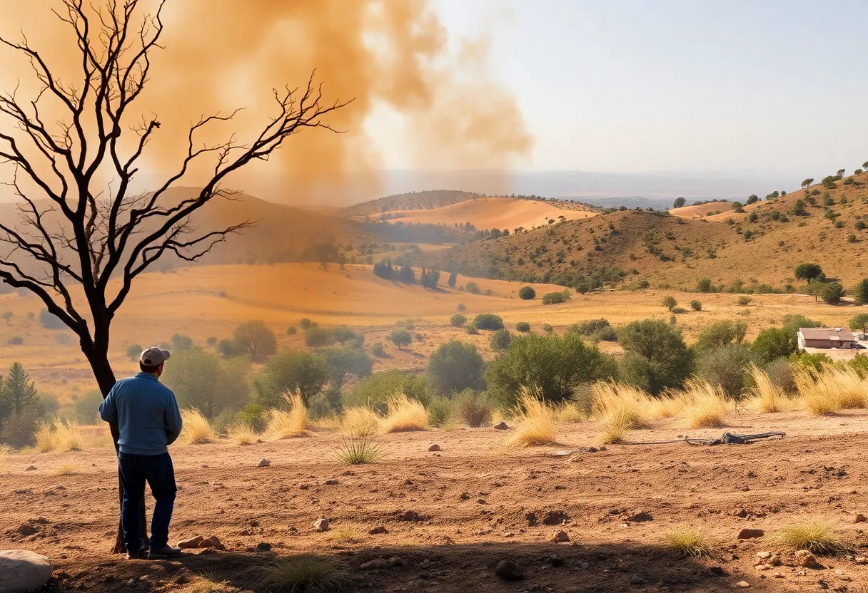 Residents practicing controlled burning in San Diego County