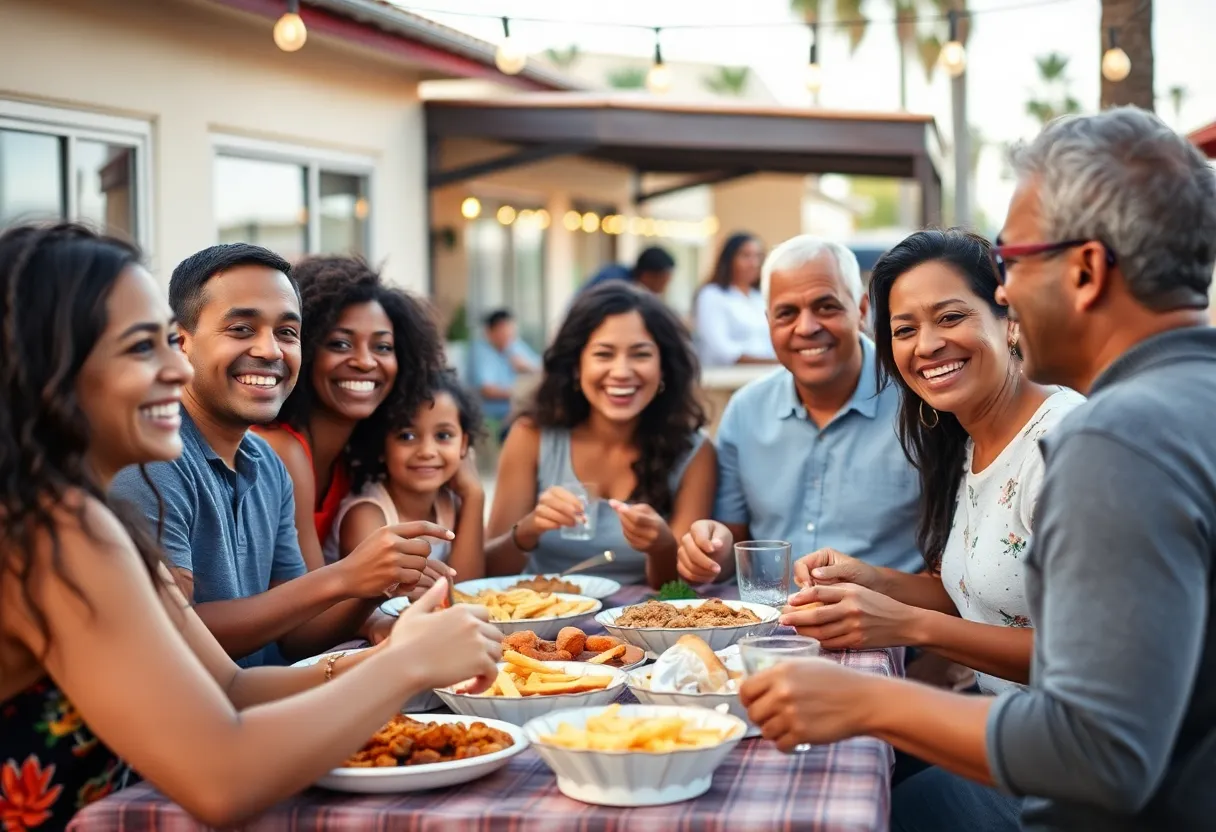 Families celebrating together modestly in San Diego amid immigration concerns