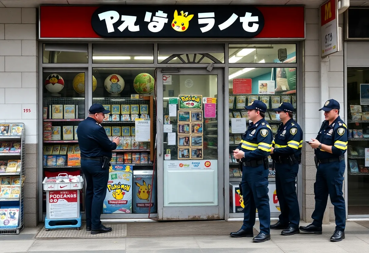 Scene of the robbery at BLVD Mart in San Diego