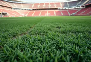 Uneven playing surface at Snapdragon Stadium