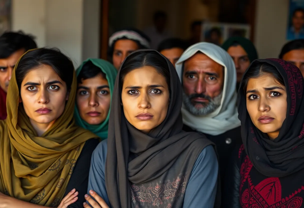 Afghan community members expressing concern over immigration policies