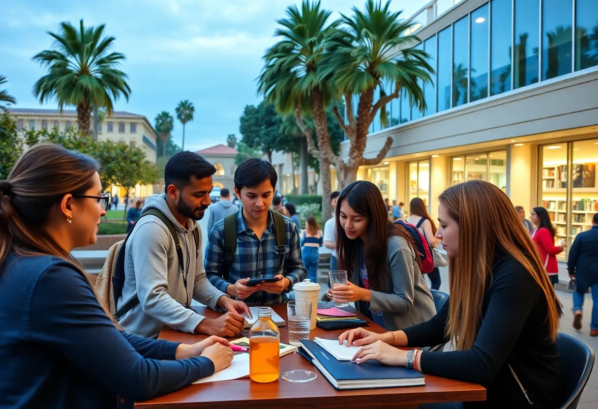 Students from California and Baja California collaborating on educational projects