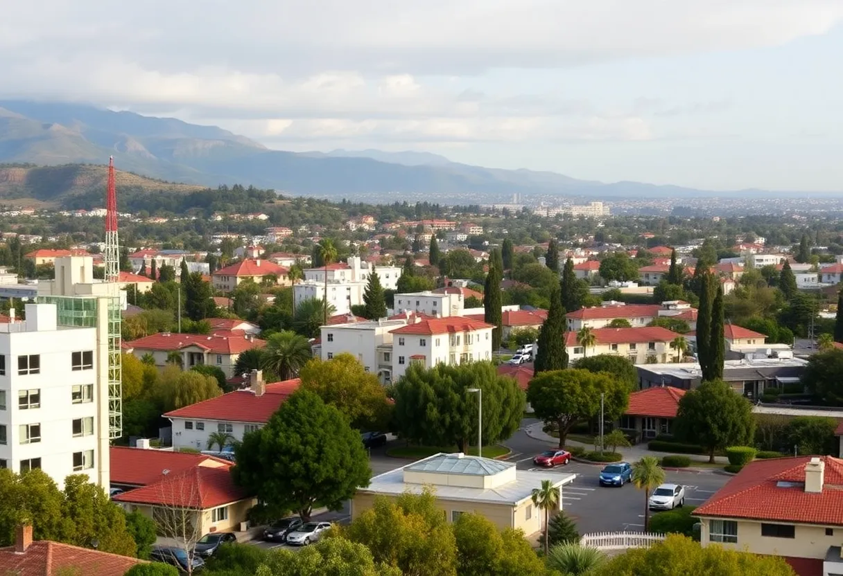 Scenic view representing healthcare access in California
