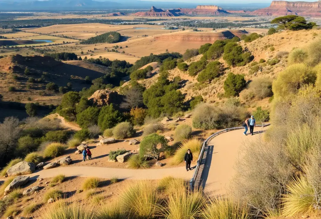 Families enjoying a California state park with accessible trails.