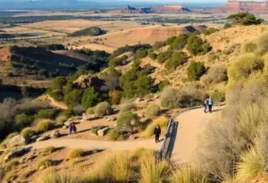 Families enjoying a California state park with accessible trails.