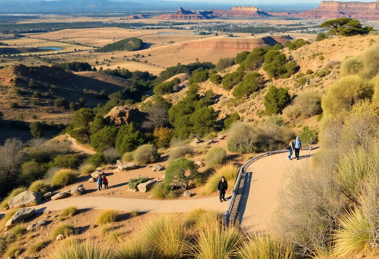 Families enjoying a California state park with accessible trails.