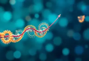 Illustration of Capricor Therapeutics stock surge after clinical trial success