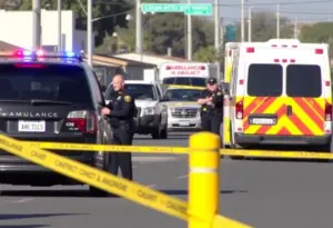 Emergency response scene in Chula Vista after a stabbing incident.