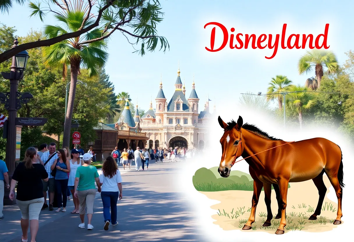 A collage of Disneyland and Przewalski’s horse foals at the San Diego Zoo Safari Park