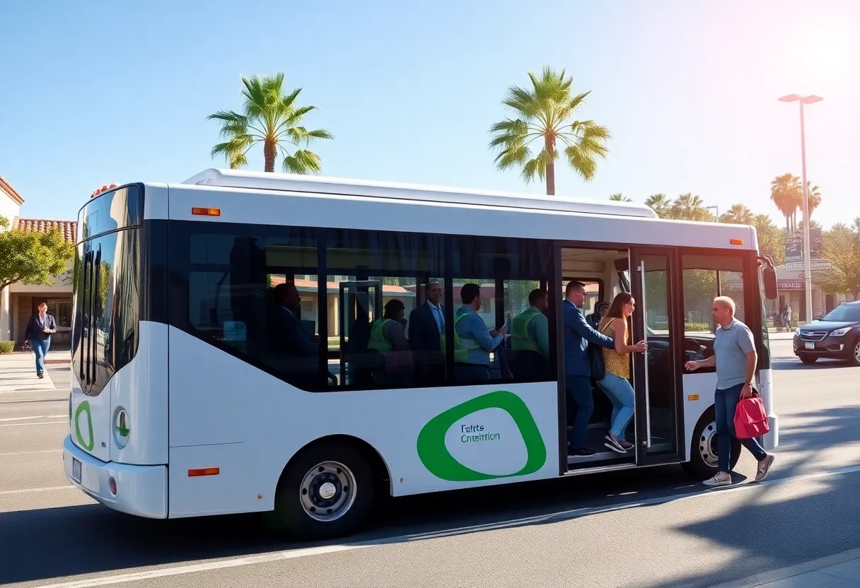 Electric shuttle service in El Cajon