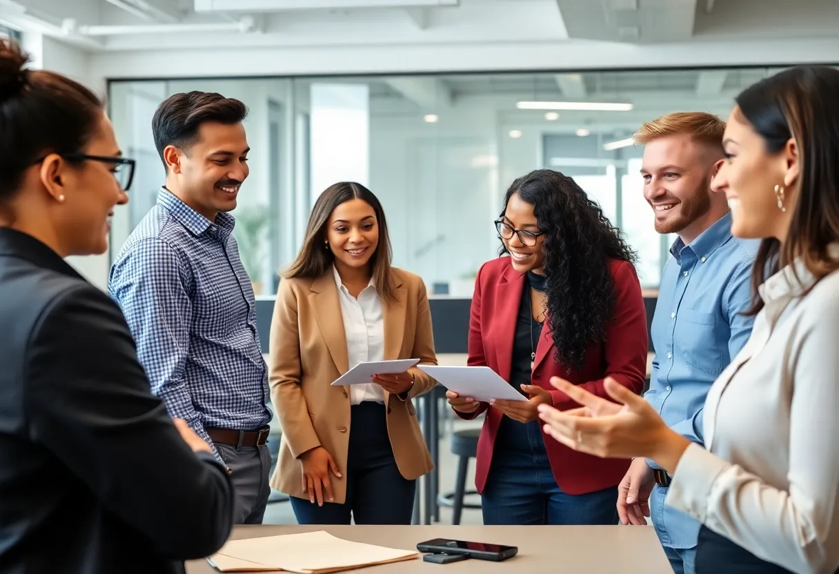 Employees participating in a training session focused on skill enhancement.