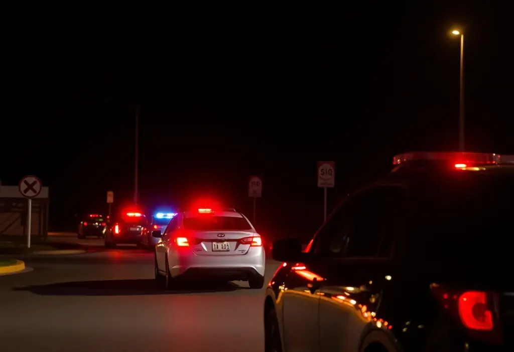 Police conducting DUI checkpoint in Escondido, CA
