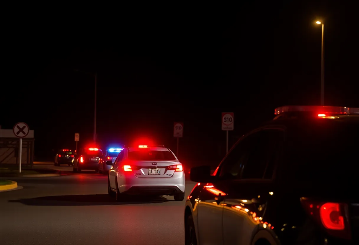 Police conducting DUI checkpoint in Escondido, CA