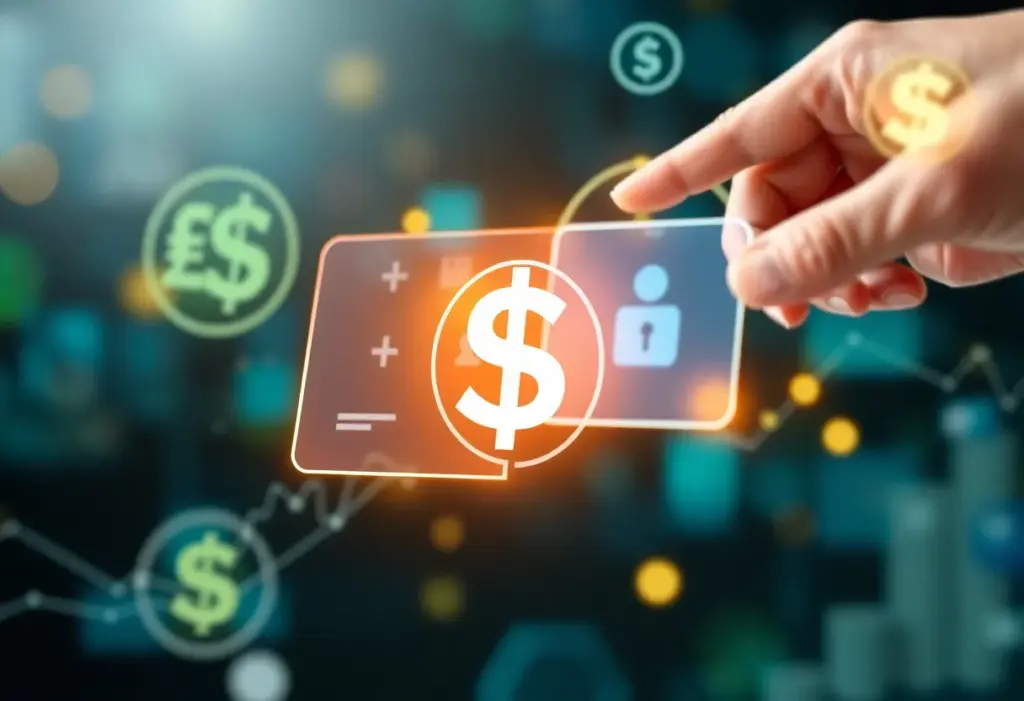 Abstract graphic representing corporate buyouts in finance.