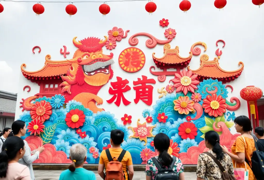 Contemporary artwork inspired by Chinese heritage