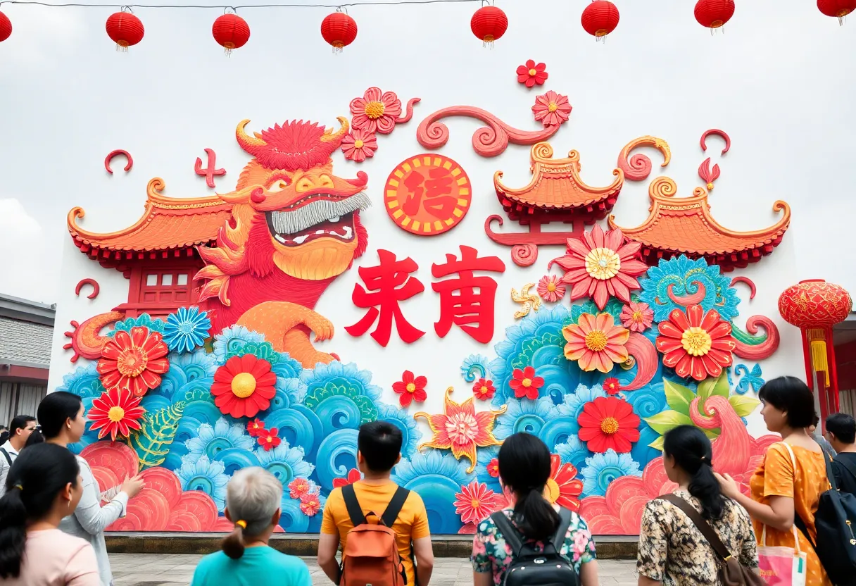 Contemporary artwork inspired by Chinese heritage