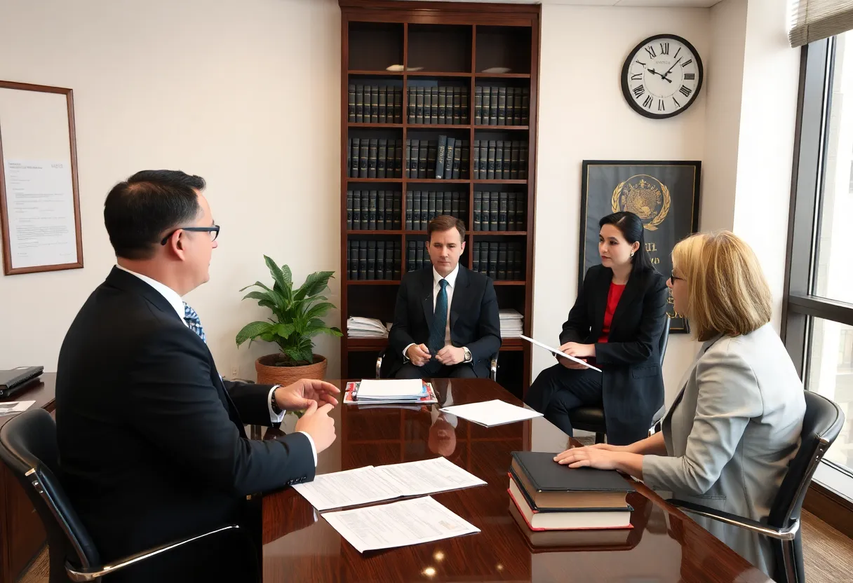 Lawyers discussing the investigation of Klarna Group plc