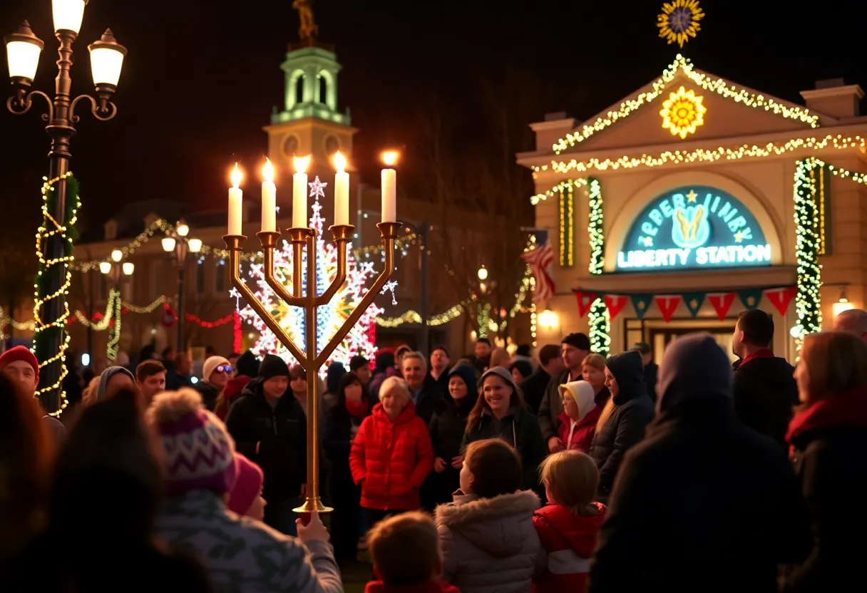 Celebrate Hanukkah with Menorah Lighting at Liberty Station