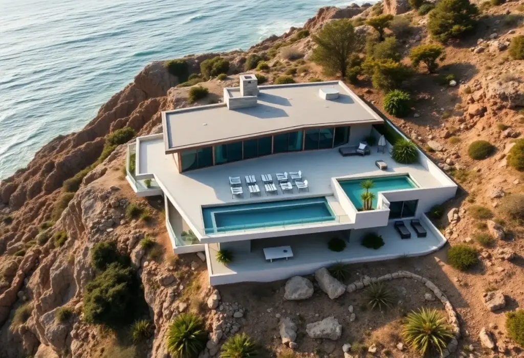 The historic Munk House with ocean views in La Jolla, California