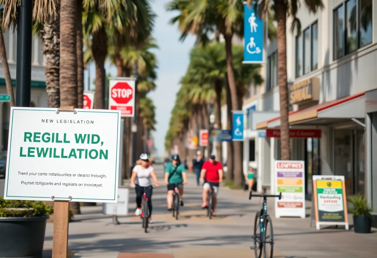 San Diego street scene reflecting new laws in 2026