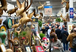 A collection of unique items featured at the Oddities and Curiosities Expo