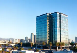 Illustration of corporate acquisition representing OKO Group's investment in California.