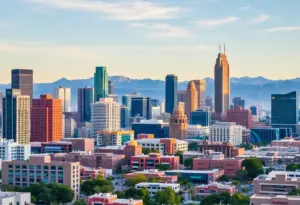 Cityscape of Phoenix, Arizona highlighting startup activity