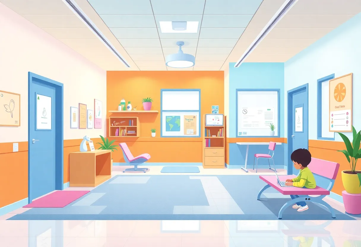 Conceptual image of the new mental health facility at Rady Children's Hospital.