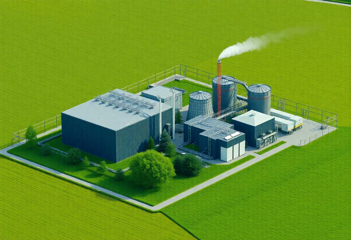 Renewable energy facility using anaerobic digestion technology