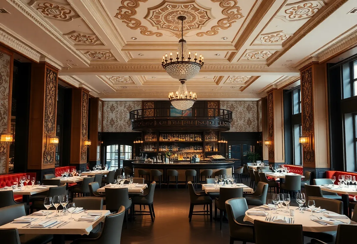 Interior of Roppongi Restaurant showcasing elegant design and ambiance