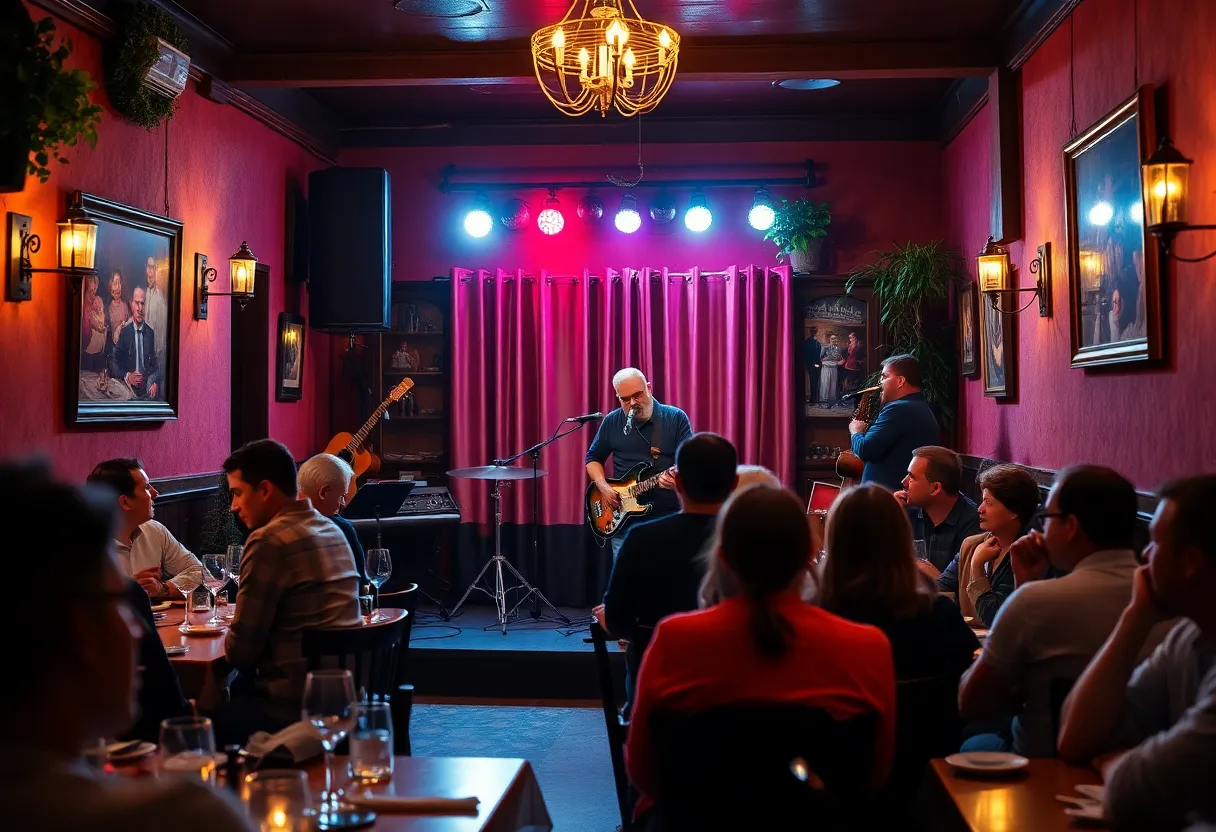 Audience enjoying a jazz concert at Il Sogno Italiano