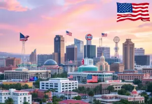 A visual representation of San Diego's broadcast media, illustrating the shift towards conservative programming.