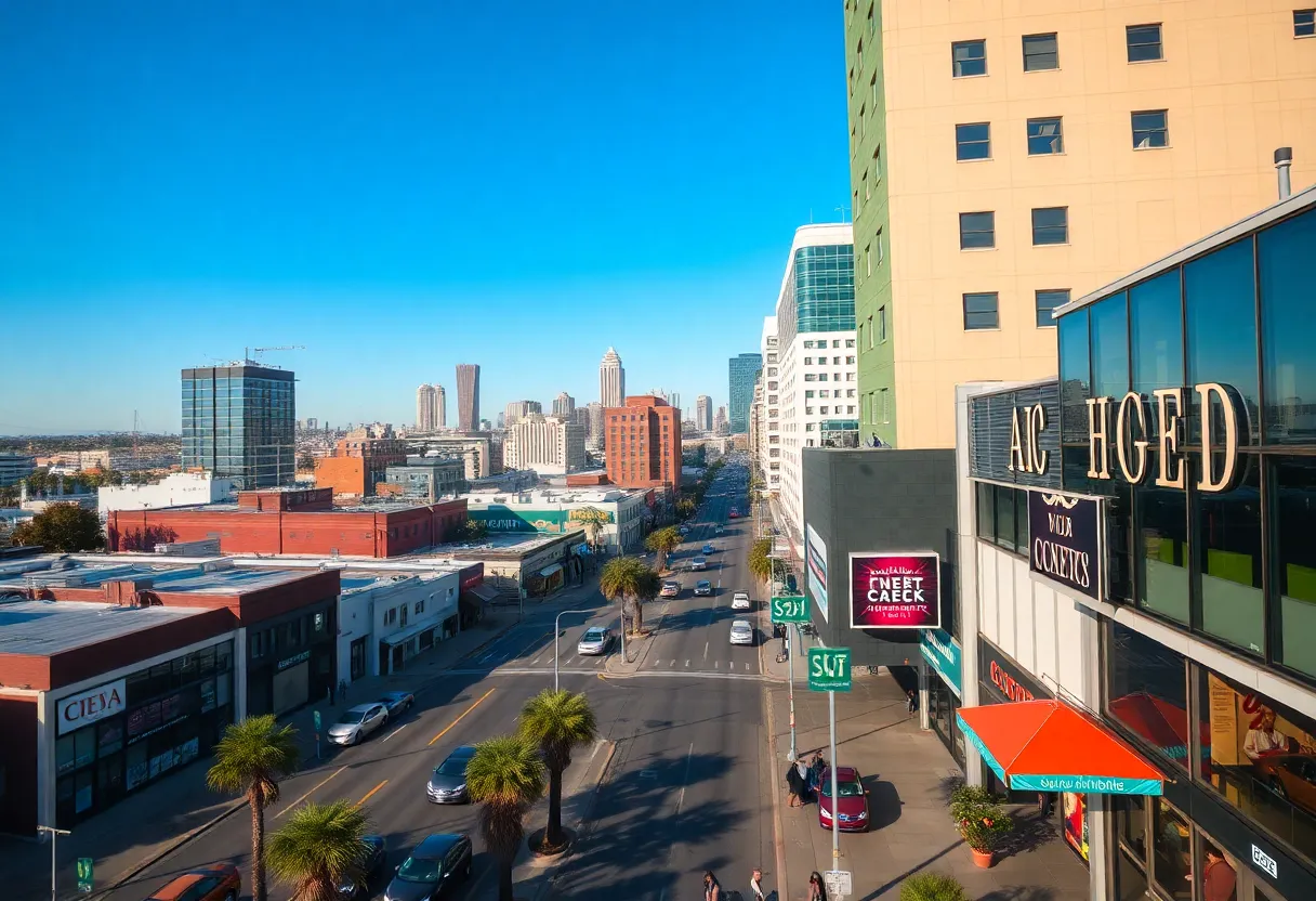 Cityscape of San Diego representing economic growth