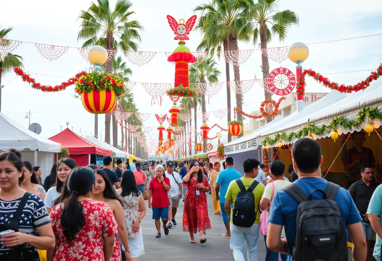 People enjoying arts and cultural events in San Diego
