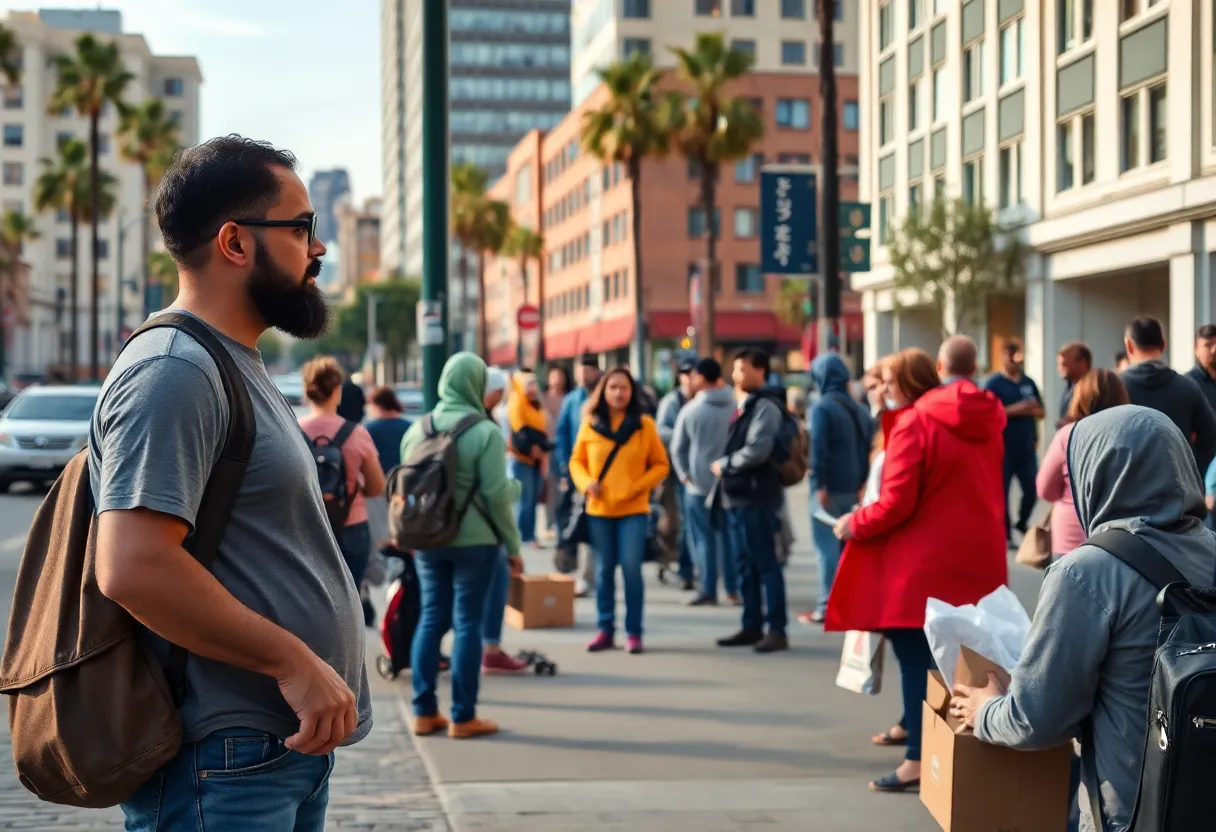 Community engagement in San Diego addressing homelessness