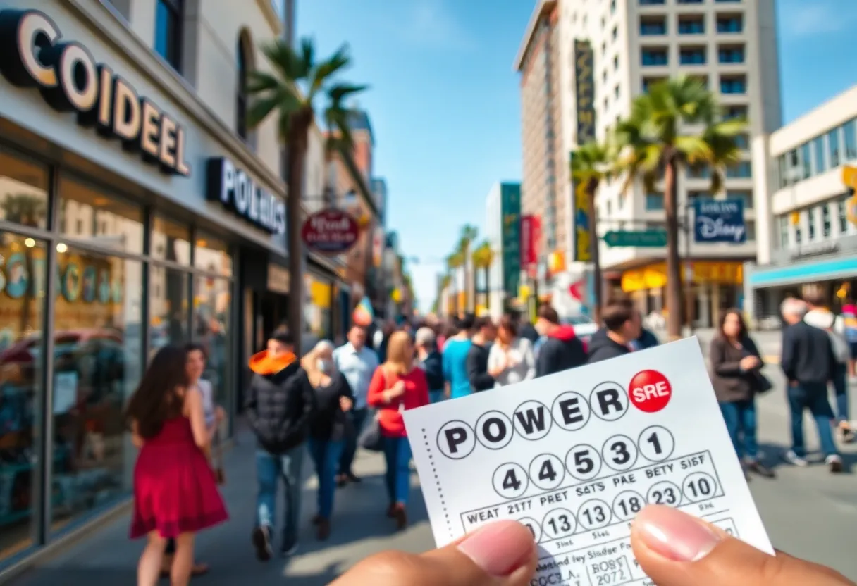 San Diego residents discussing Powerball jackpot excitement